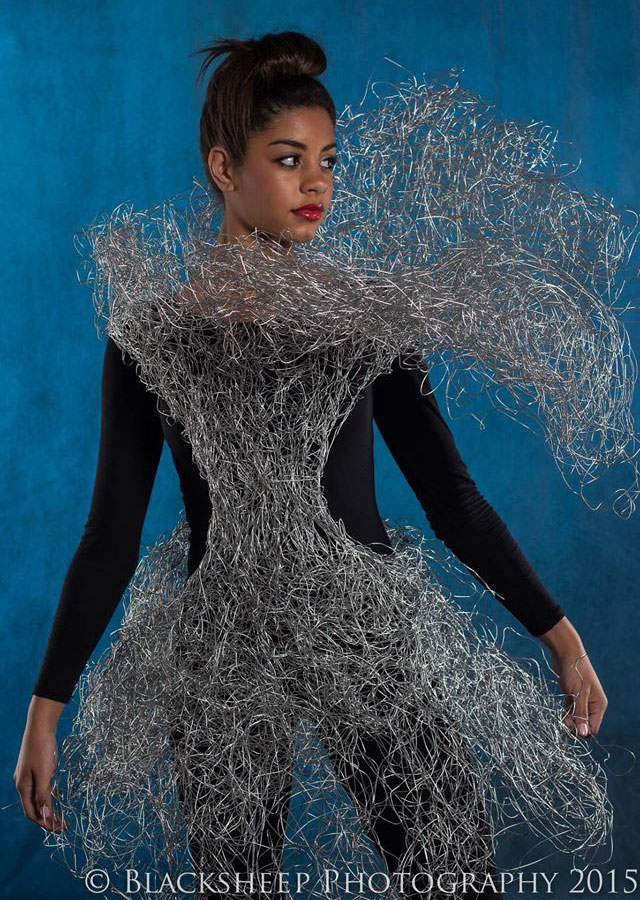 Aluminum Wire Dress I - JUDY BALES